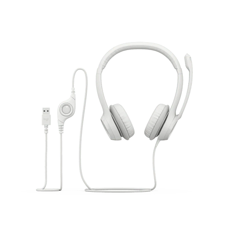 Audifonos Logitech H390-USB | Blanco - Panamá