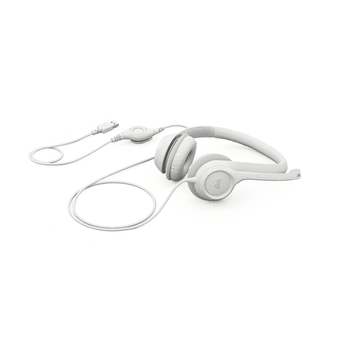 Audifonos Logitech H390-USB | Blanco - Panamá