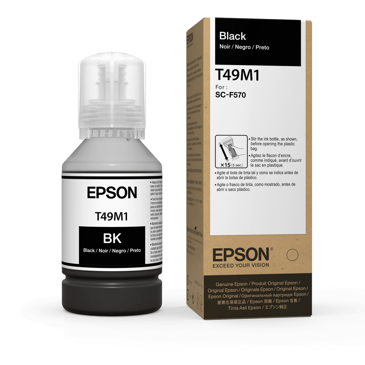 Tinta Sublimación Epson T49M120 Negro SureColor | Panamá – Quick