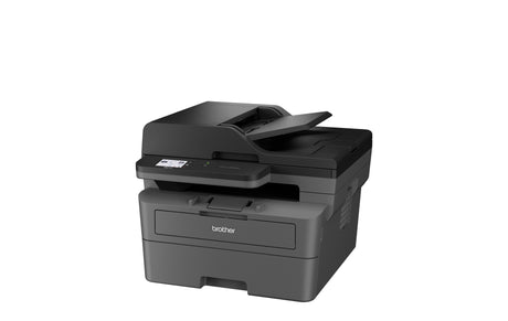 Brother MFC-L2820DW vista frontal derecha con alimentador automático