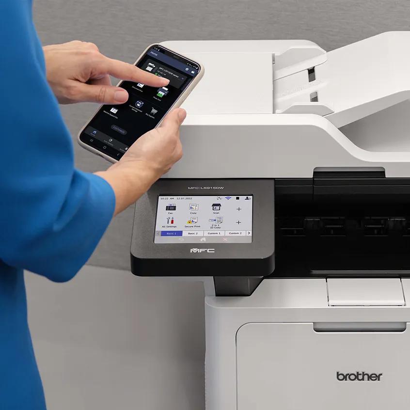 Brother MFC-L5915DW multifuncional láser monocromática: impresión desde móvil