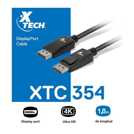 Cable con conector DisplayPort macho a DisplayPort macho XTC-354 - Panamá