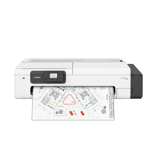 Plotter Canon imagePROGRAF TC-21M de 24 pulgadas con escáner plano tamaño Carta