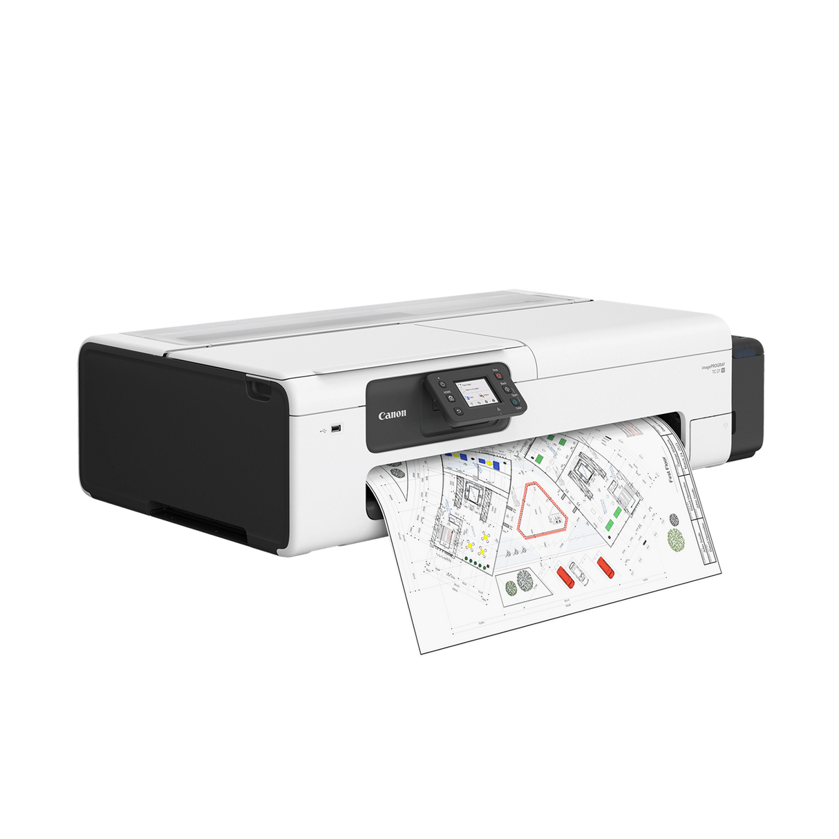 Canon imagePROGRAF TC-21M para imprimir hasta 24 pulgadas y escanear hojas Carta