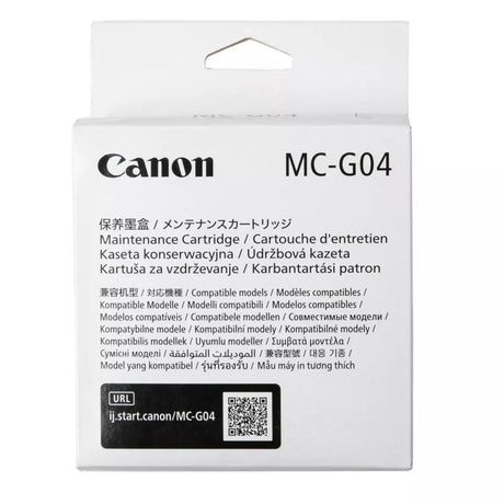 Cartucho de Mantenimiento Canon MC-G04 para Pixma G1130, G2170, G3170 y G4170 | 5813C001 - Panamá