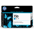 Cartucho de tinta HP Designjet 730 Cyan de 130 ml | Para HP DesignJet T1600 / T1700 / T2600 - Panamá