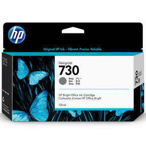 Cartucho de tinta HP Designjet 730 Gris de 130 ml | Para HP DesignJet T1600/ T1700/ T2600 - Panamá