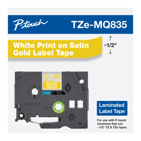 Cinta Laminada para uso interior y exterior Brother TZe-MQ835 - Panamá