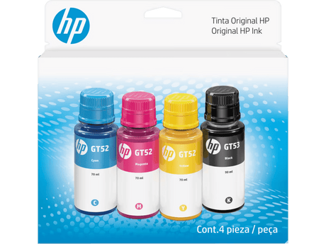 Combo de botella de tinta HP GT53 / GT52, pack de 4 | 9F3N4AL - Panamá