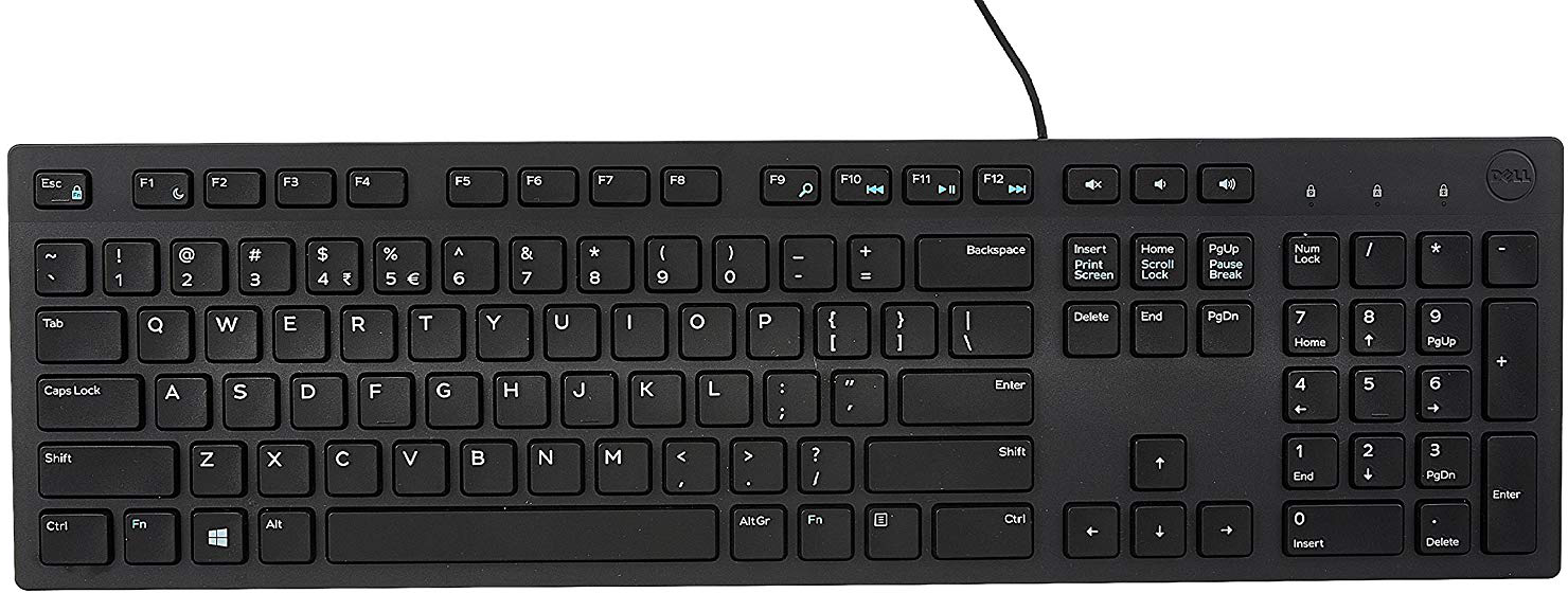 Teclado multimedia Dell-KB216 - español (QWERTY) - negro