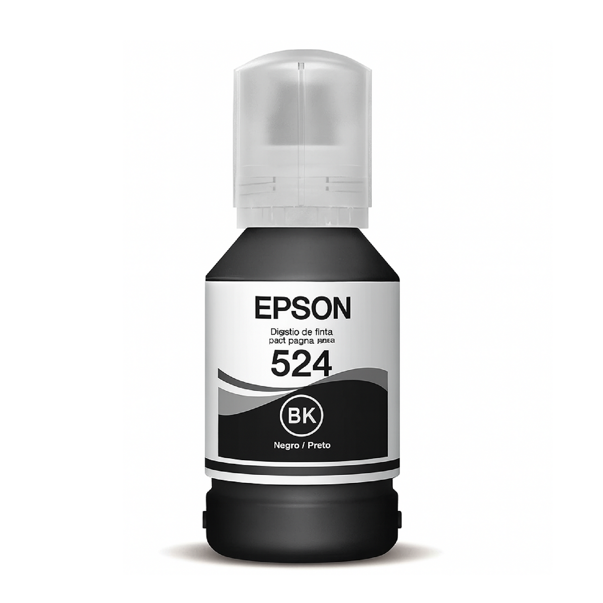 Botella de tinta Epson 524 negra T524120-AL para EcoTank L15150 L15160 L6490