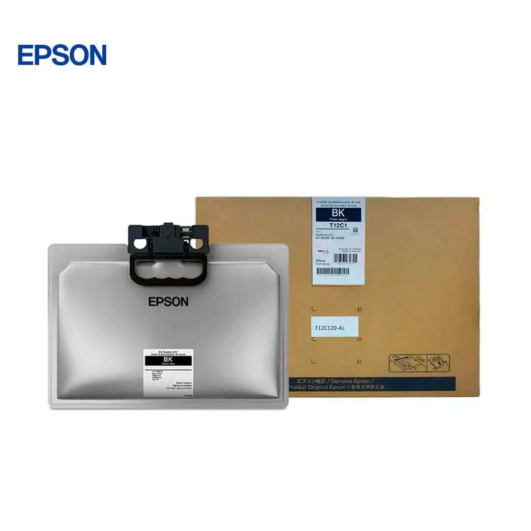 Bolsa de tinta negra Epson T12C120-AL de alta capacidad