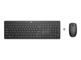 HP 235 - Juego de teclado y ratón - inalámbrico - Latinoamérica - para Pro Mobile Thin Client mt440 G3; ProBook 455 G9, 45X G8; ZBook Power G9, Studio G9 - Panamá