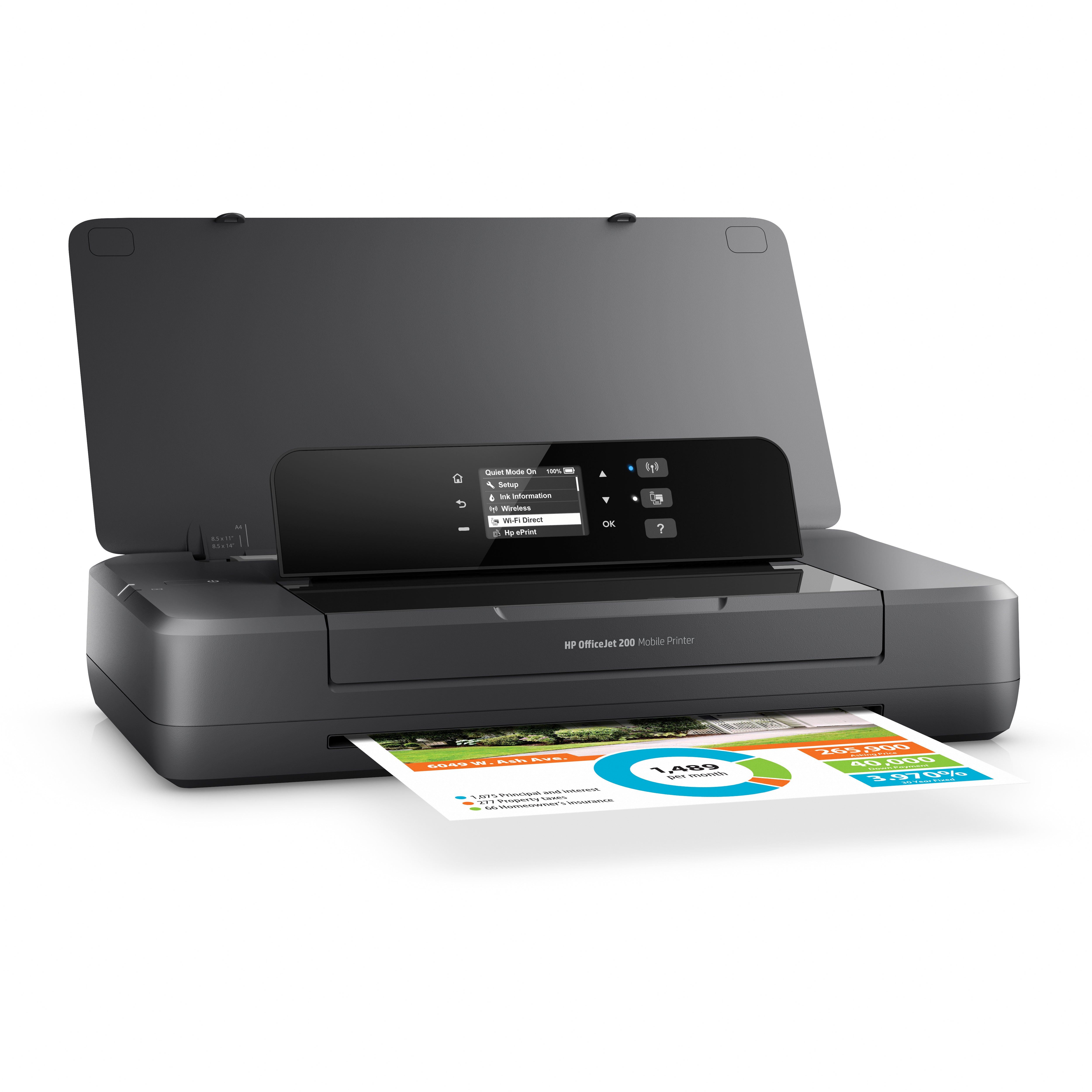 HP OfficeJet 200: Impresora Portatil Hp inalámbrica para imprimir en cualquier lugar | 10 ppm Negro / 7 ppm Color - Panamá