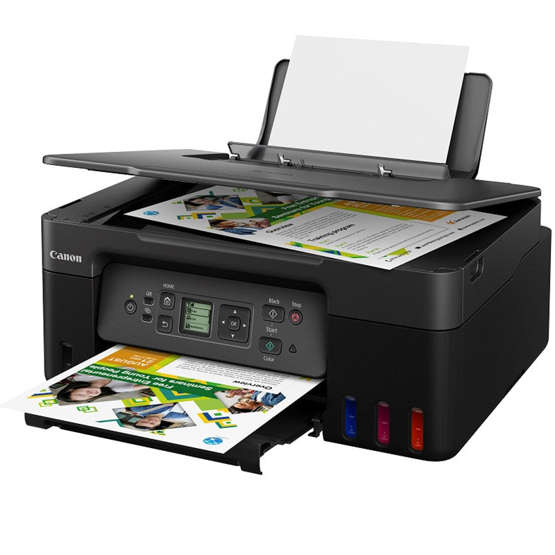 Impresora Canon Pixma G3170 Color Tinta Continua Wifi - Multifuncional - Botellas de Tinta de Alto Rendimiento - Pantalla LCD 3.4 cm | 8,8 ppm Negro / 5 ppm Color - Panamá