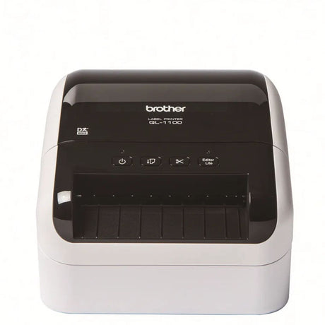 Impresora de Etiquetas Brother QL-1100 | Conectividad USB, 4 pulgadas de ancho, 300 x 300 ppp, 69 etiquetas por minuto - Panamá