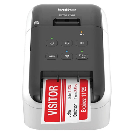 Impresora de Etiquetas Brother QL-810W - Imprime Negro y Rojo - Panamá