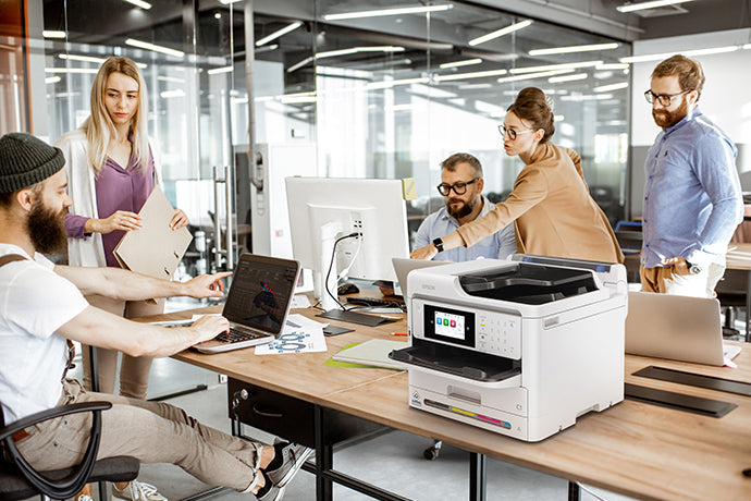 Impresora Epson WorkForce Pro WF-C5810 - Multifuncional a Color - Tecnología PrecisionCore Heat-Free - Velocidad 25 ISO ppm - Capacidad 10,000 Páginas - Panamá