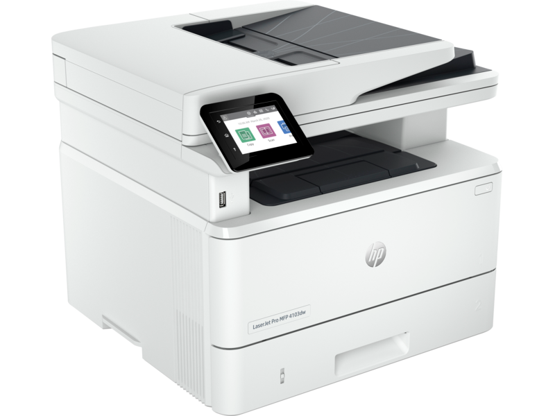 Impresora HP LaserJet Pro MFP 4103dw (2Z627A) - Impresoras Laser - Calidad 1200 x 1200 dpi - ADF 50 hojas | 40 ppm - Panamá