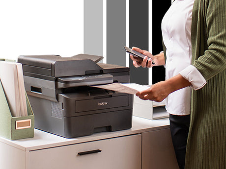 Impresora Laser Brother DCP-L2640DW | inalámbrica monocromática con copia y escaneo, dúplex, móvil, blanco y negro | 36 ppm - Panamá