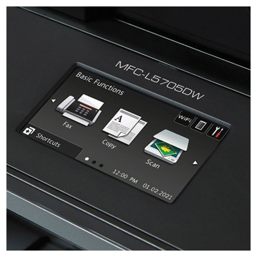 Impresora Laser Multifuncional monocromática Brother MFC-L5705DW | impresión dúplex, escaneo y copia y conexión inalámbrica a red | 42 ppm Negro - Panamá