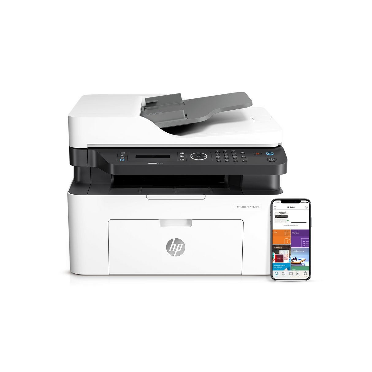 Impresora Multifunción HP Laser 137fnw | Blanco y Negro | USB | RED | WIFI | 20 ppm - Panamá