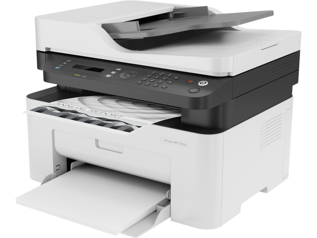 Impresora Multifunción HP Laser 137fnw | Blanco y Negro | USB | RED | WIFI | 20 ppm - Panamá
