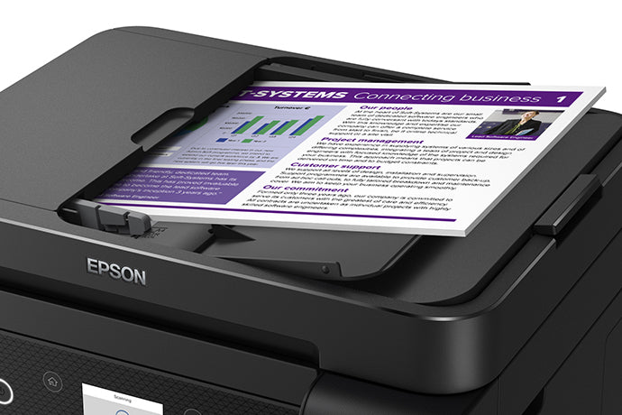 Impresora multifuncional Epson EcoTank L6270 con impresión 100% sin cartuchos | Impresión Duplex | 15,5 ppm Negro / 8,5 ppm Color - Panamá
