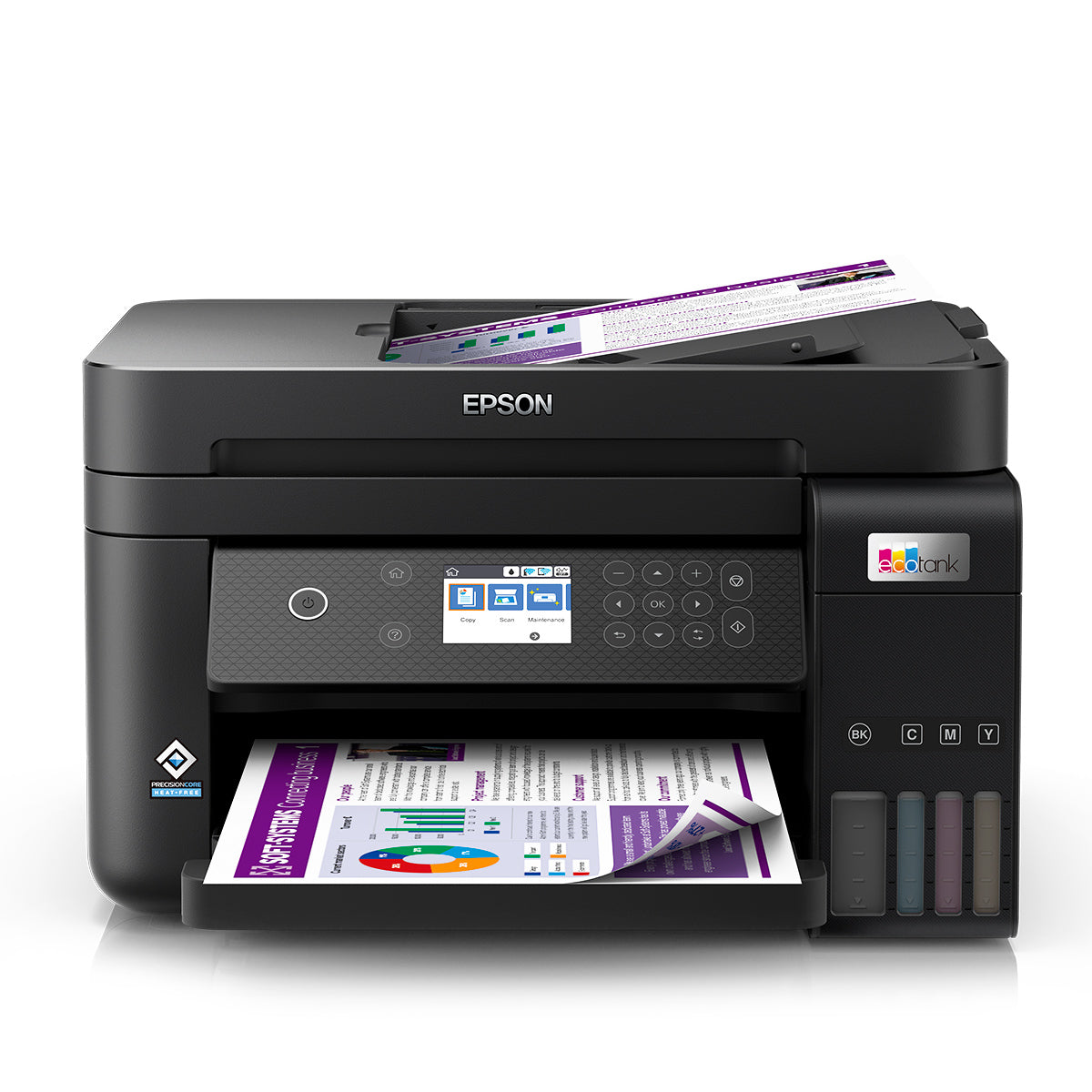 Impresora multifuncional Epson EcoTank L6270 con impresión 100% sin cartuchos | Impresión Duplex | 15,5 ppm Negro / 8,5 ppm Color - Panamá