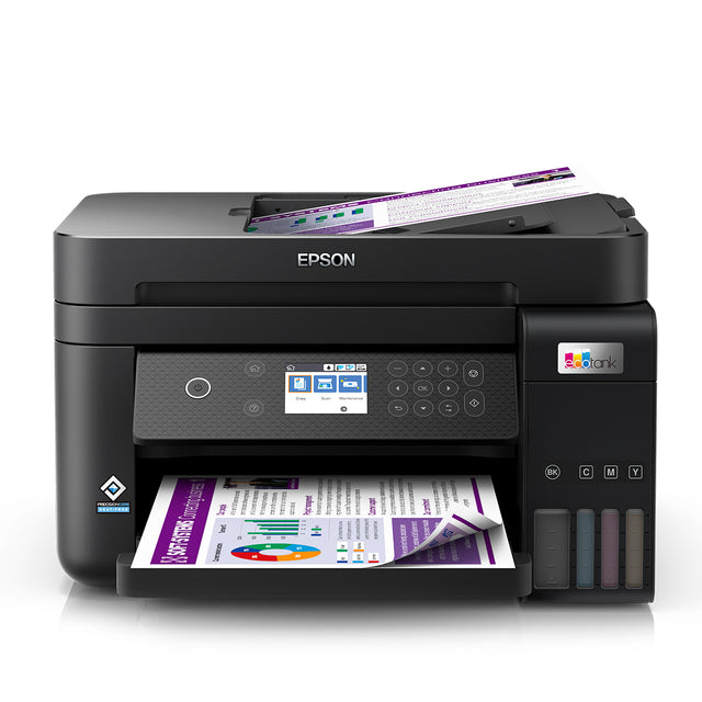 Impresora multifuncional Epson EcoTank L6270 con impresión 100% sin cartuchos | Impresión Duplex | 15,5 ppm Negro / 8,5 ppm Color - Panamá
