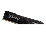 Kingston FURY Beast - DDR4 - módulo - 16 GB - DIMM de 288 contactos - 3200 MHz / PC4-25600 - CL16 - 1.35 V - sin búfer - no ECC - negro - Panamá