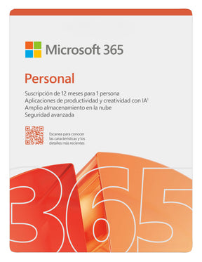 Licencia Microsoft Office 365 Personal Suscripción de 12 Meses | SA052MSR00 - Panamá