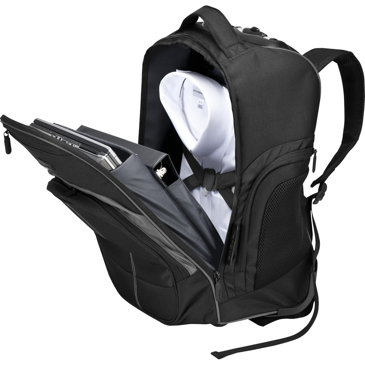 Mochila con ruedas Targus - 16" Compact Rolling Backpack - Black - Panamá