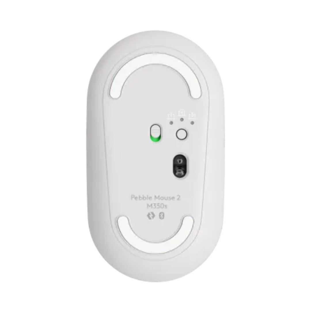 Mouse (Raton) Logitech Pebble Mouse 2 M350s | Blanco | Bluetooth - Panamá