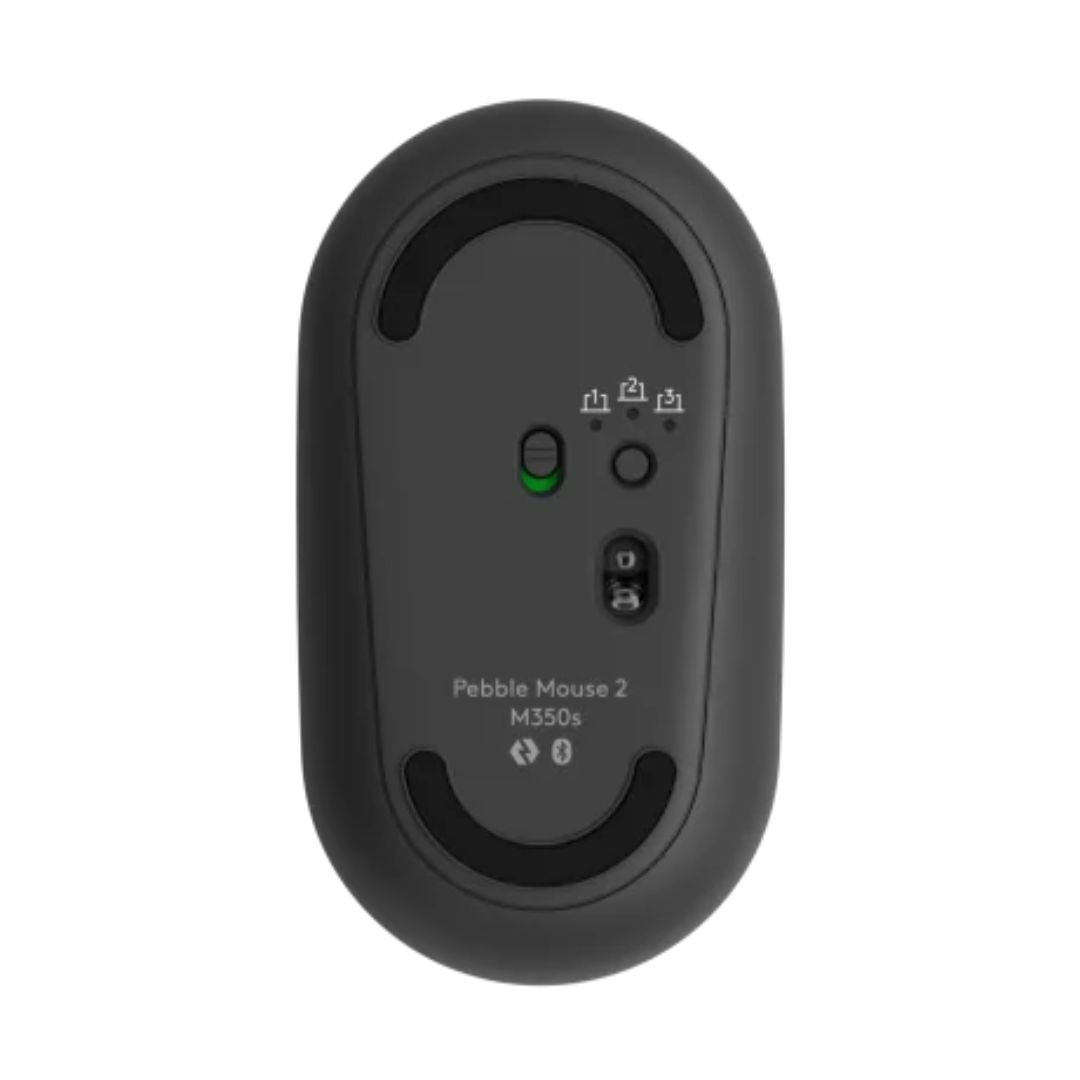 Mouse (Raton) Logitech Pebble Mouse 2 M350s | Negro | Bluetooth - Panamá