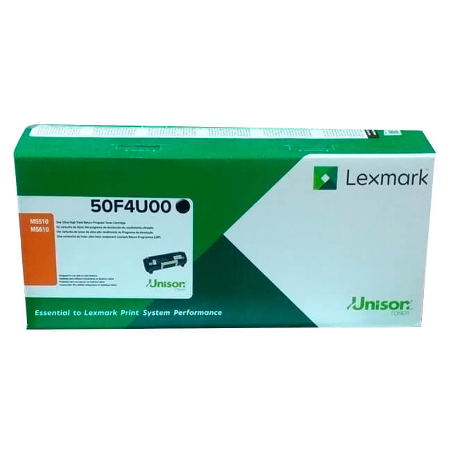 Toner Lexmark  50F4U00 | Para 510dhe / 511dhe / 610dhe / 611dhe |  reemplaza 60F4X00