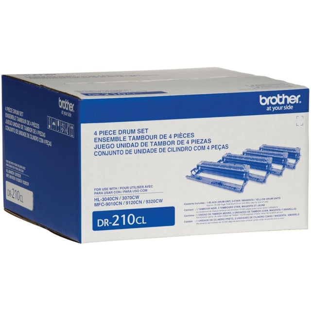 Tambor Brother DR-210Cl - Drum | DR210CL | Para HL-3040CN / HL-3045CN / HL-3070CW / HL-3075CW / MFC-9010CN / MFC-9120CN / MFC-9125CN / MFC-9320CW / MFC-9325CW - Panamá