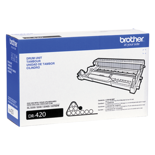 Tambor Brother DR-420 | DR420 | Para DCP-7060D / DCP-7065DN / HL-2220 / HL-2230 / HL-2240 / HL-2240D / HL-2270DW / HL-2280DW / MFC-7360N / MFC-7460DN / MFC-7860DW - Panamá
