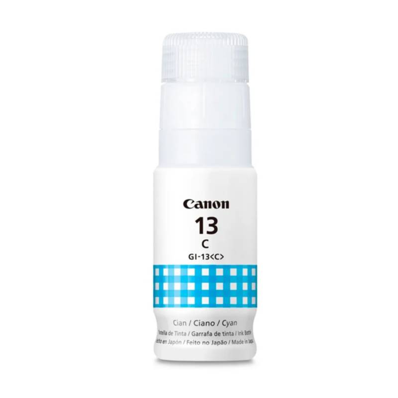 Tinta Canon GI-13C Cyan | Para Pixma G510 / G610 - Panamá