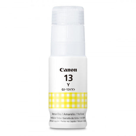 Tinta Canon GI-13Y Amarillo - Yellow | Para Pixma G510 / G610 - Panamá
