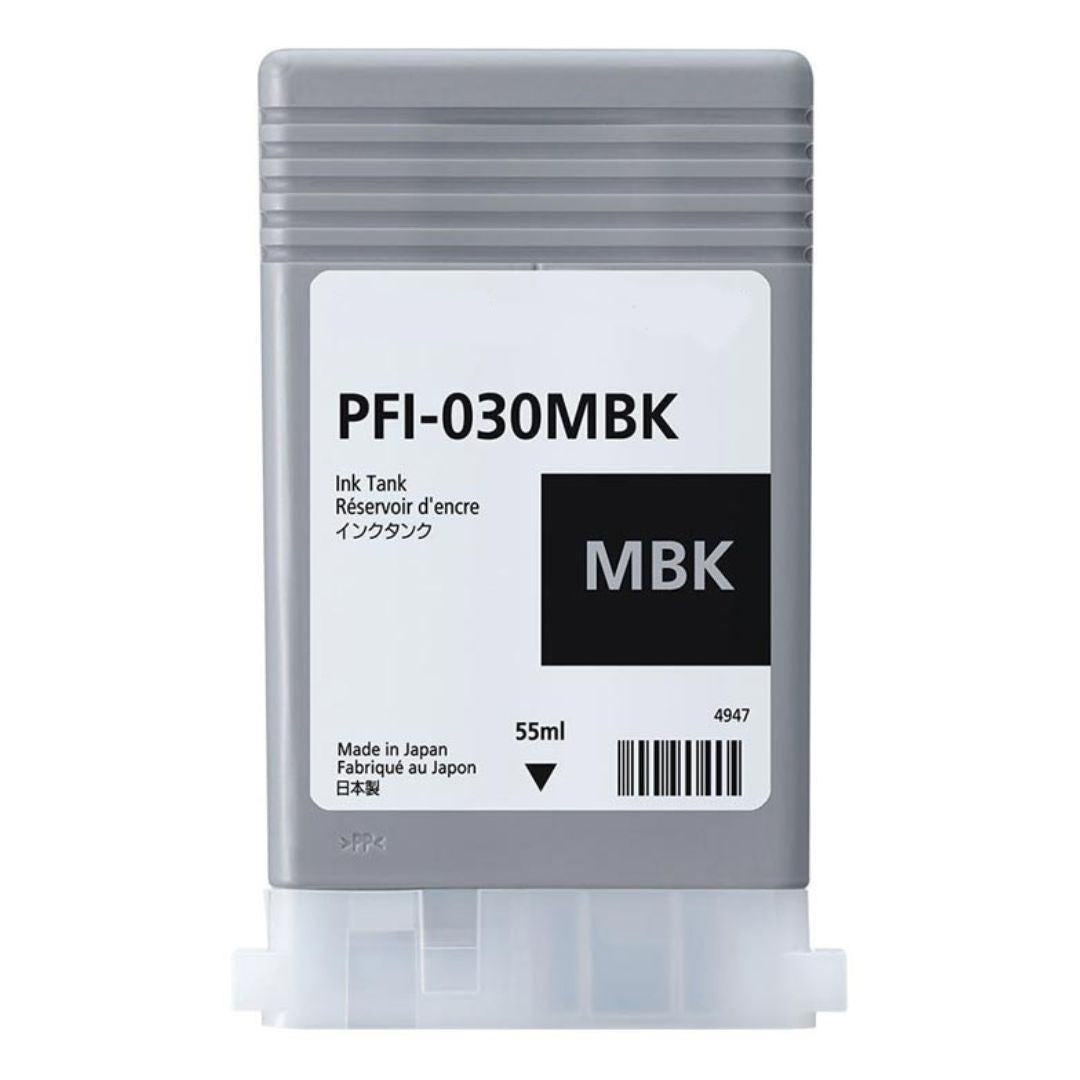 Tinta Canon PFI-030MBK Matte Black | Para imagePROGRAF TM-240 / TM-340 / TM-340MFP / TM-240MFP - Panamá