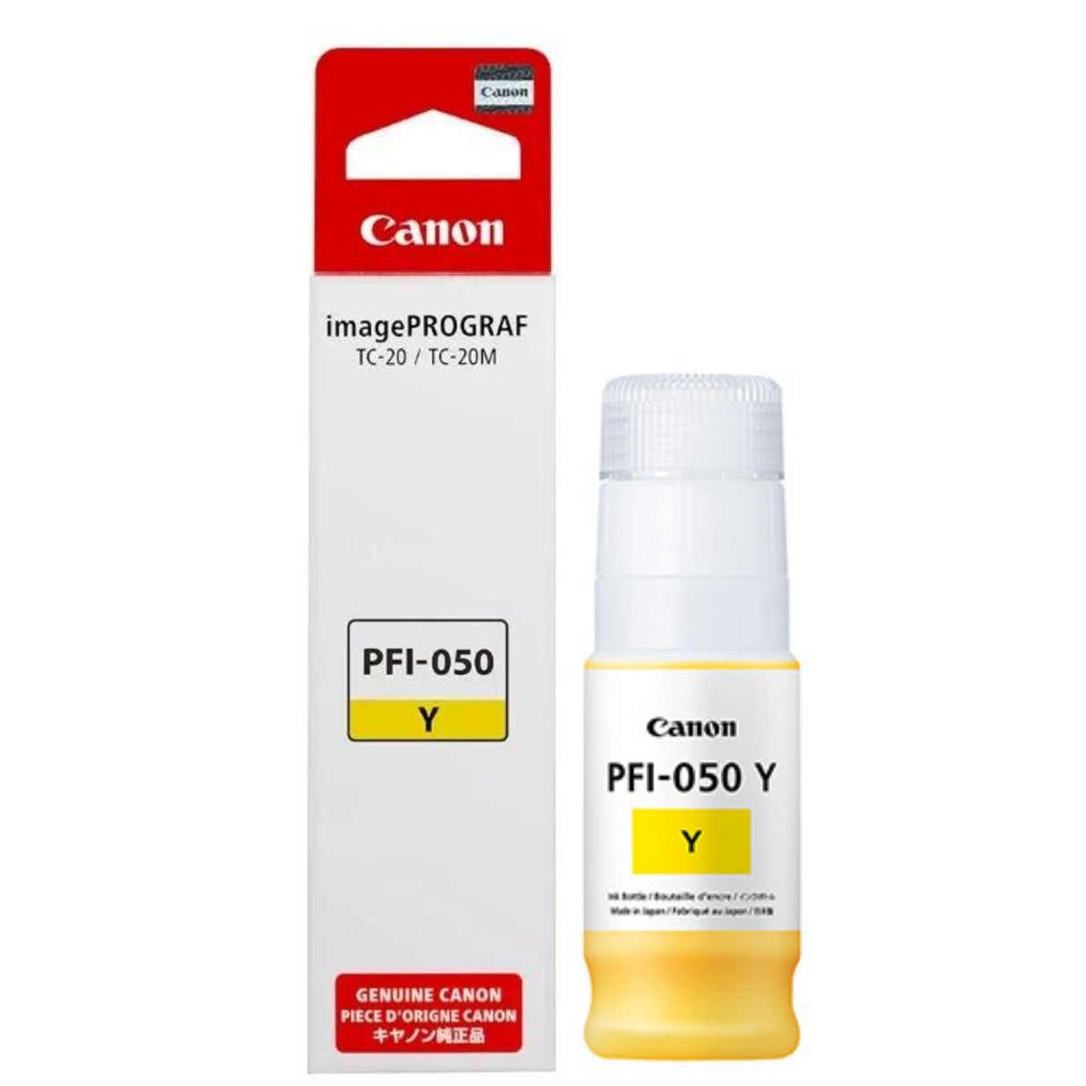 Tinta Canon PFI-050Y Amarillo | Para imagePROGRAF TC-20 / TC-20M - Panamá