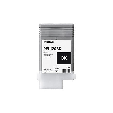Tinta Canon PFI-120BK Negro | Para imagePROGRAF TM-200 / TM-205 / TM-300 / TM-305 - Panamá