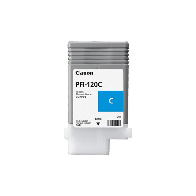 Tinta Canon PFI-120C Cyan | Para imagePROGRAF TM-200 / TM-205 / TM-300 / TM-305 - Panamá