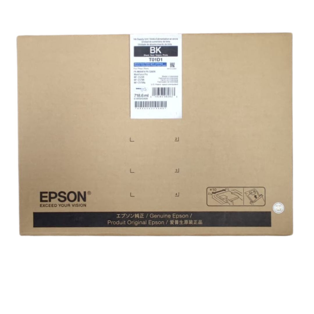 Tinta Epson - T01D120 - T01D1 Negro | WorkForce Pro WF-C529R / WF-C579R / WF-C579Ra / PX-M880FX / PX-S880X - Panamá