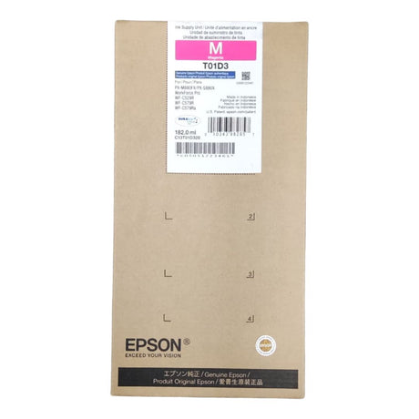 Tinta Epson - T01D320 - T01D3 Magenta | WorkForce Pro WF-C529R / WF-C579R / WF-C579Ra / PX-M880FX / PX-S880X - Panamá