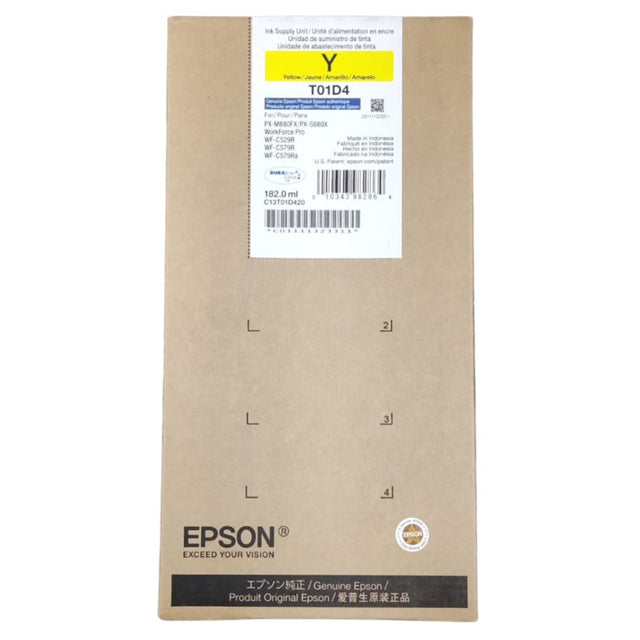 Tinta Epson - T01D420 - T01D4 Amarillo | WorkForce Pro WF-C529R / WF-C579R / WF-C579Ra / PX-M880FX / PX-S880X - Panamá