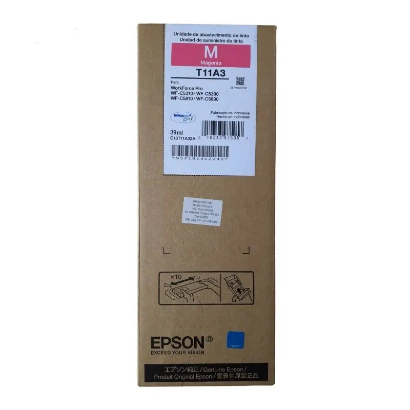 Tinta Epson T11A320-AL Magenta | WorkForce Pro WF-C5810 / WF-C5890/ WF-C5390/ WF-5310 | 5,000 páginas - Panamá