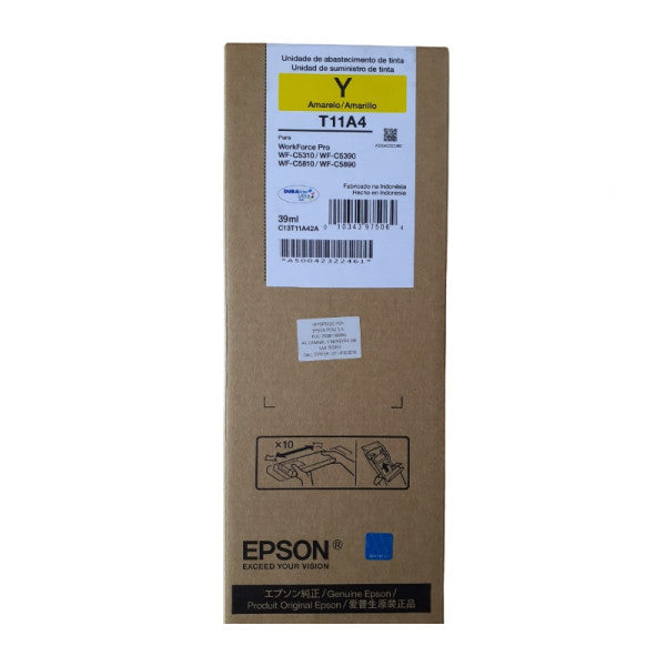 Tinta Epson T11A420-AL Yellow | WorkForce Pro WF-C5810 / WF-C5890/ WF-C5390/ WF-5310 | 5,000 paginas - Panamá
