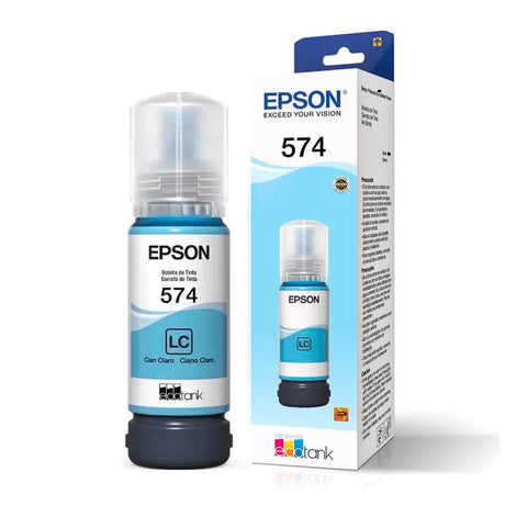 Tinta Epson T574520 - Cian Claro| Epson 574 | Ecotank L8050/L18050 - Panamá